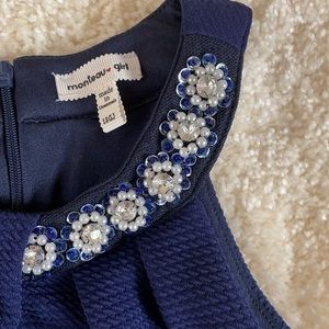 Monteau Girl embelished dress